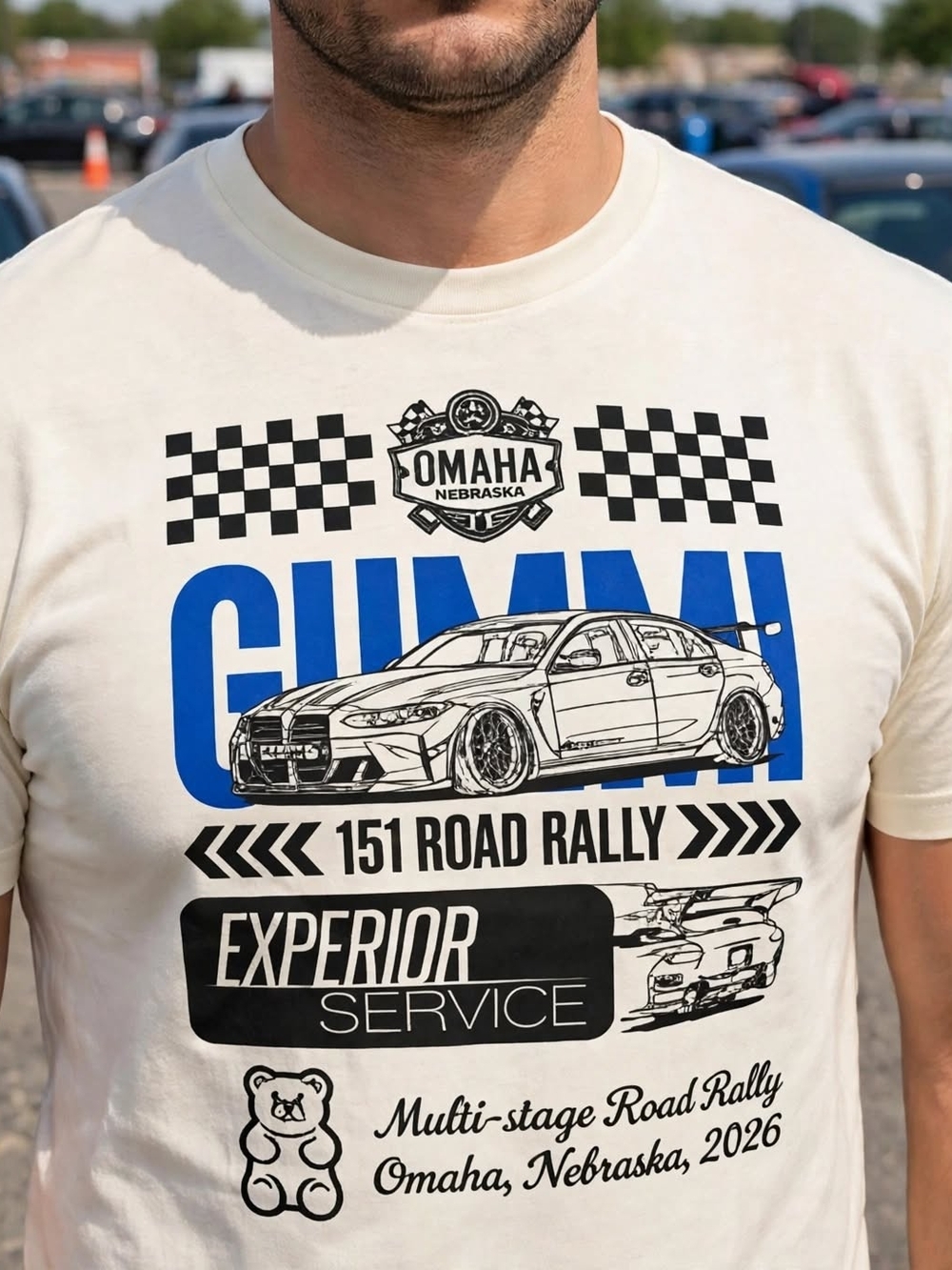 Cars And Driving, Road Rally Omaha Short Sleeve T-Shirt 2026 Edition